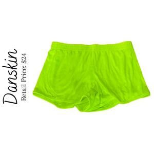 Danskin Sport Neon Yellow All Day Shorts